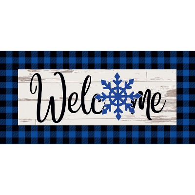 Evergreen Winter Welcome Sassafras Switch Mat