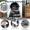 Modern Non-Slip Low Pile Carpet Ultra Soft Foldable Lightweight Mat for Hallway Kitchen Bedroom Laundry Entryway - 4 of 4