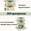 With A 360-Degree Rotating Design Shoe Rack, Fit 24 Pairs Of Shoes Or Bags Shoe Cabinet, Shoe Cabinet Storage With 6 Layers-Cuddlewood - 4 of 4