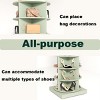 With A 360-Degree Rotating Design Shoe Rack, Fit 24 Pairs Of Shoes Or Bags Shoe Cabinet, Shoe Cabinet Storage With 6 Layers-Cuddlewood - image 4 of 4