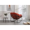 CAVINAS Rocking Chair Outdoor Rattan Glider Rocker Chair Accent Chair Reading Chair Comfy Chair - 3 of 4