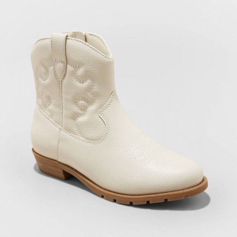 Girls white best sale western boots