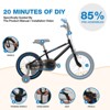 Hykolity Kids Bike Boy Girl Bicycle 16 inch for Children Age 4-6 Height 38-48" Child Sport Bike BMX Handbar includes Training Wheel Black - 2 of 4