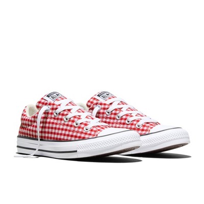 Женские кроссовки Converse Adult Chuck Taylor All Star Street Ox Low Top Sneakers - Red Gingham 9 — фото 5