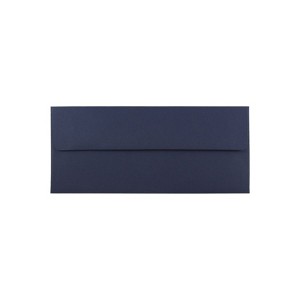JAM Paper #10 Business Envelopes 4.125 x 9.5 Navy Blue LEBA367I - 1 of 4