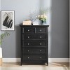 Racxily 6-Drawer Dresser, Farmhouse Storage Cabinet for Living Room & Closet. - 3 of 4