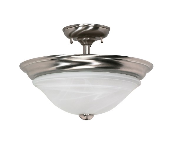 Ceiling Lights Semi-Flush Mount Brushed Nickel - Aurora Lighting