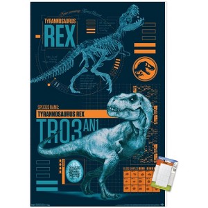 Trends International Jurassic World: Fallen Kingdom - T-Rex Unframed Wall Poster Prints - 1 of 4
