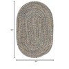 Colonial Mills Carrington Tweed - Navy & Tan 2x5 - 3 of 3