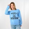 Simply Sage Market Women's Graphic Sweatshirt Baseball Is My Favorite With Ball - 2 of 4