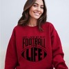 Simply Sage Market Women's Graphic Sweatshirt Just Livin' My Best Football Fan Life - 2 of 4