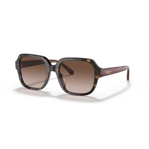 Coach HC8335U 53mm Female Rectangle Sunglasses - 1 of 4