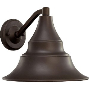 Quorum Lighting Sombra 1-Light Oiled Bronze Outdoor Wall Sconce - 1 of 1