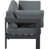 Meridian Furniture,Nizuc Water Resistant Fabric Outdoor Patio Modular Sofa - 3 of 4