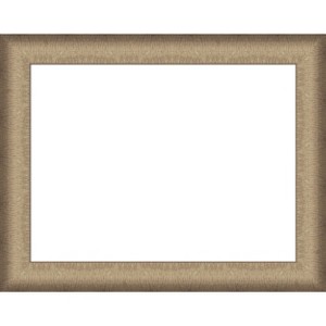 Amanti Art Elegant Brushed Bronze Framed Dry Erase Magnetic Board - 1 of 4