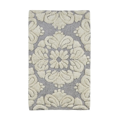 Better Trends Medallion Tufted Bath Mat Rug, 100% Cotton, 2 Piece