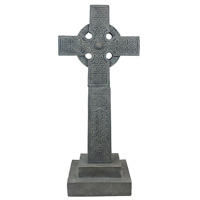 Design Toscano Full-Size Chisholm Highland Celtic Cross Statue, 4 of 8