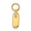 Black Bow Jewelry 14k Yellow Gold Polished Single Baby Shoe Charm or Pendant, 5mm - 3 of 4