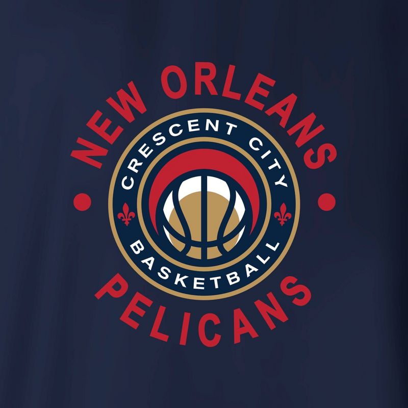 NBA New Orleans Pelicans Women&#39;s Dolman Short Sleeve T-Shirt, 4 of 5