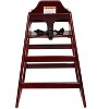 29.2"H Baby Booster Chair, Wooden Double Solid Wood Feeding Baby Dining Chair, 4L-ModernLuxe - 4 of 4