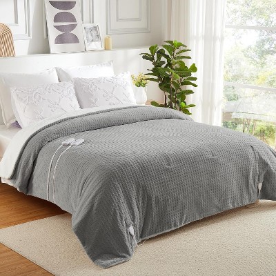 Heated Blanket, Soft Washable Electric Blanket, Heating Blanket for Bedding,  Sofa and Bed
