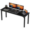 HOMCOM 70.9" Computer Desk, Home Office Desk with Metal Legs - 4 of 4