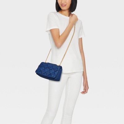 Denim Sophie Crossbody Bag - A New Day&#8482; Navy Blue_6