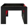 TiramisuBest Full Size Wood Loft Bed with Desk,Wardrobe,Ample Storage Space,and RGB Light,Green - 3 of 4