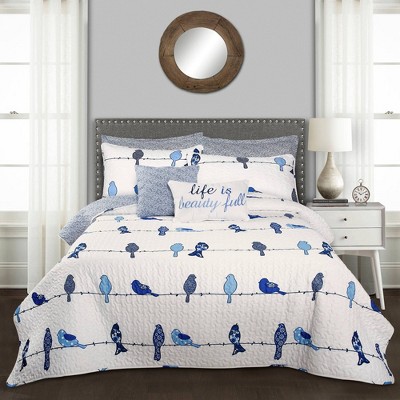 Harbor Life Reversible Quilt Set, Lush Decor