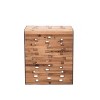 Burnham Home Parker End Table Natural - Boraam: Fir Wood, U-Shaped, Wireless Charger - 4 of 4