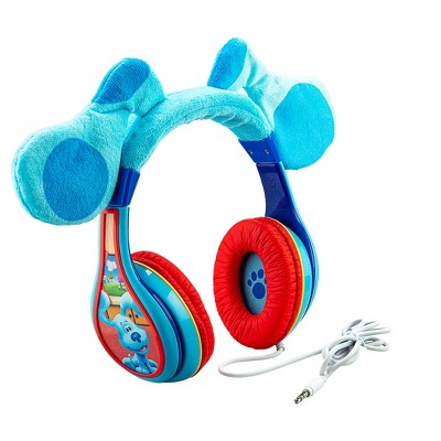 eKids Blues Clues Wired Headphones for Kids, Over Ear Headphones for School, Home, or Travel  - Blue (BC-140.EXv1OL)