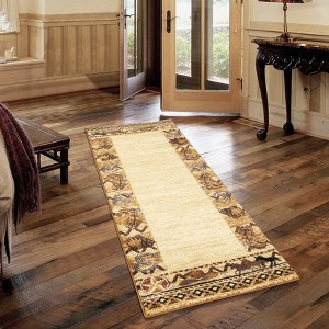 Beige 2 ft. 7 in. x 7 ft. 3 in. Southwest Area Rug ¨C Durable 100% Polypropylene Runner for Hallway, Entryway & Living Room - Nertpow - 1 of 4
