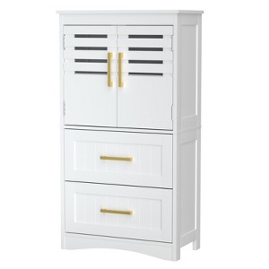 Storage Cabinet with Height Adjustable Shelf - 1 of 4