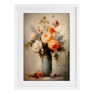Stupell Industries Floral Romance Bouquet Framed Print Under Glass - 1 of 4