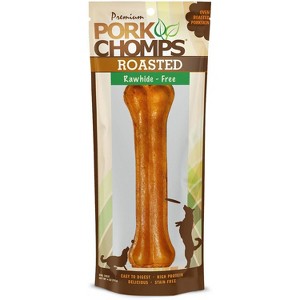 Pork Chomps Roasted Pressed Bone Chewy Treat Dog Treats - 4oz - 1 of 4