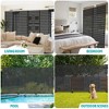 NAYSAYE Privacy Fence Screen Panels Wall Ultra Thick HDPE Wind Resistant for Outdoor Balcony Outside Backyard Garden, 45.47"*15.75"*72.05" - 4 of 4