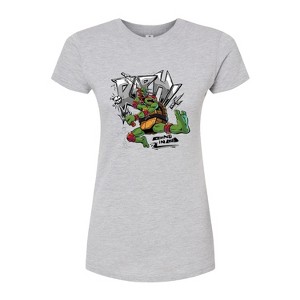 Women's - Teenage Mutant Ninja Turtles - Raphael Going In Loud Fitted Graphic T-Shirt - 1 of 3