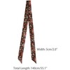 Elerevyo Women's Floral Chiffon Lightweight Skinny Neck Scarf Neckerchief - 3 of 4