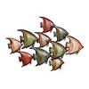 Metal Fish Indoor Outdoor Wall Decor Multi Colored - Olivia & May - 2 of 4