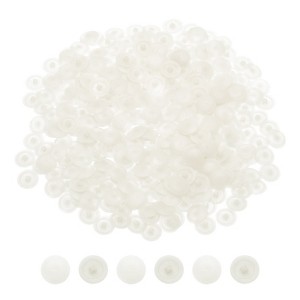 Unique Bargains Plastic Decoration Furniture White Screw Cap Covers - 1 of 4