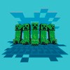 Girl's Minecraft Creeper Mob T-Shirt - 2 of 4