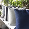 Tramull Rainforest Solid Pillow Cover 20x20 Inch, Indoor/Outdoor Water Resistant Decorative Pillow, Solarium Polyester - 4 of 4