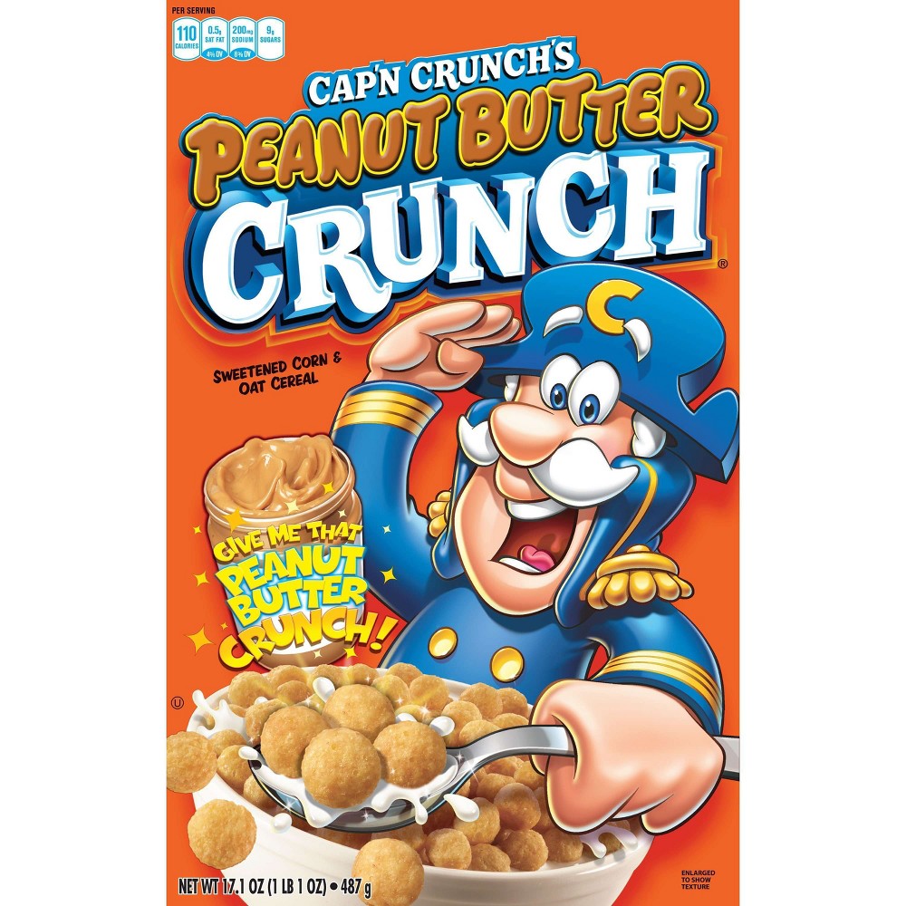 UPC 030000062111 product image for Captain Crunch Peanut Butter Crunch Breakfast Cereal - 17. 1oz - Quaker Oats | upcitemdb.com