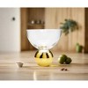 Classic Touch Set of 4 Dessert Bowls on Gold Ball Pedestal, 3.75" - 3 of 3