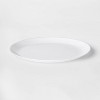 Glass Dinner Plate 10.7" White - Made By Design™ - image 3 of 4