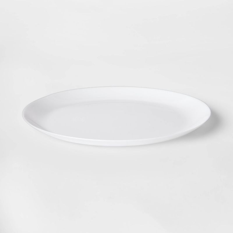 Glass Dinner Plate 10.7" White - Made By Design&#153;, 4 of 15