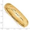 Black Bow Jewelry 14.5mm 14k Yellow Gold Florentine Engraved Hinged Bangle Bracelet, 7in - 4 of 4