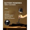 Link 2 Pack Touch Activate Cordless LED Table Lamp 3 Colors Portable Great For Bedroom Restaurants Outdoor Party Coffee Shop Camping & More - 3 of 4