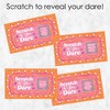 Big Dot of Happiness Hot Girl Bday - Vintage Cake Birthday Party Game Scratch Off Dare Cards - 22 Count - 3 of 4