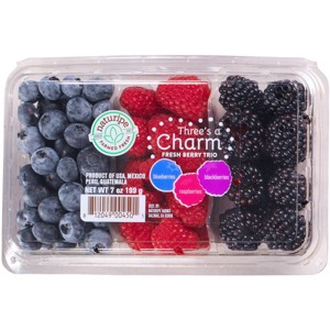 Three's a Charm Fresh Berry Trio - 7oz - 1 of 4